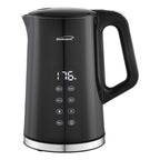 Brentwood KT-2015DBK black digital cool-touch electric kettle with temperature panel