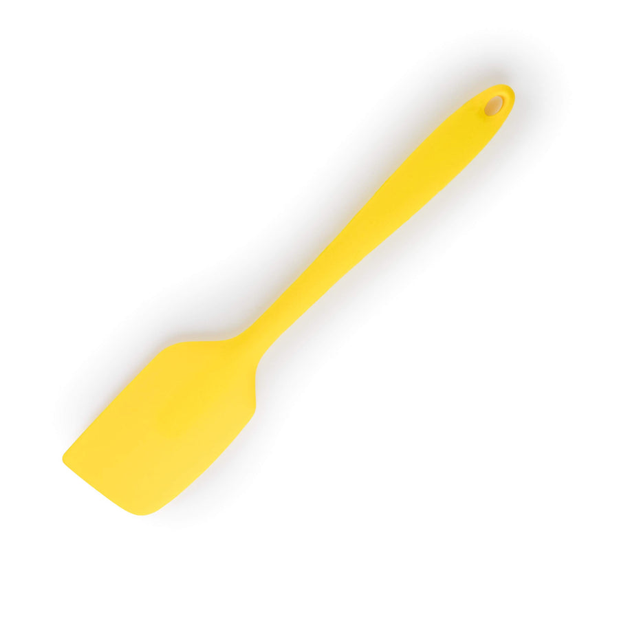 MegaChef 12-Piece Silicone and Wood Kitchen Utensil Set with Storage Canister, Multicolor