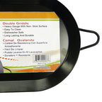 Brentwood BCM-2000 18-Inch Carbon Steel Non-Stick Double-Burner Comal Griddle