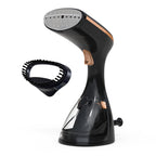 Brentwood MPI-42BK handheld garment steamer in black with stainless steel soleplate