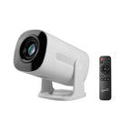 SuperSonic SC-92P Smart WiFi Streaming Projector with Bluetooth 5.3 and Aurora Light Effect - White