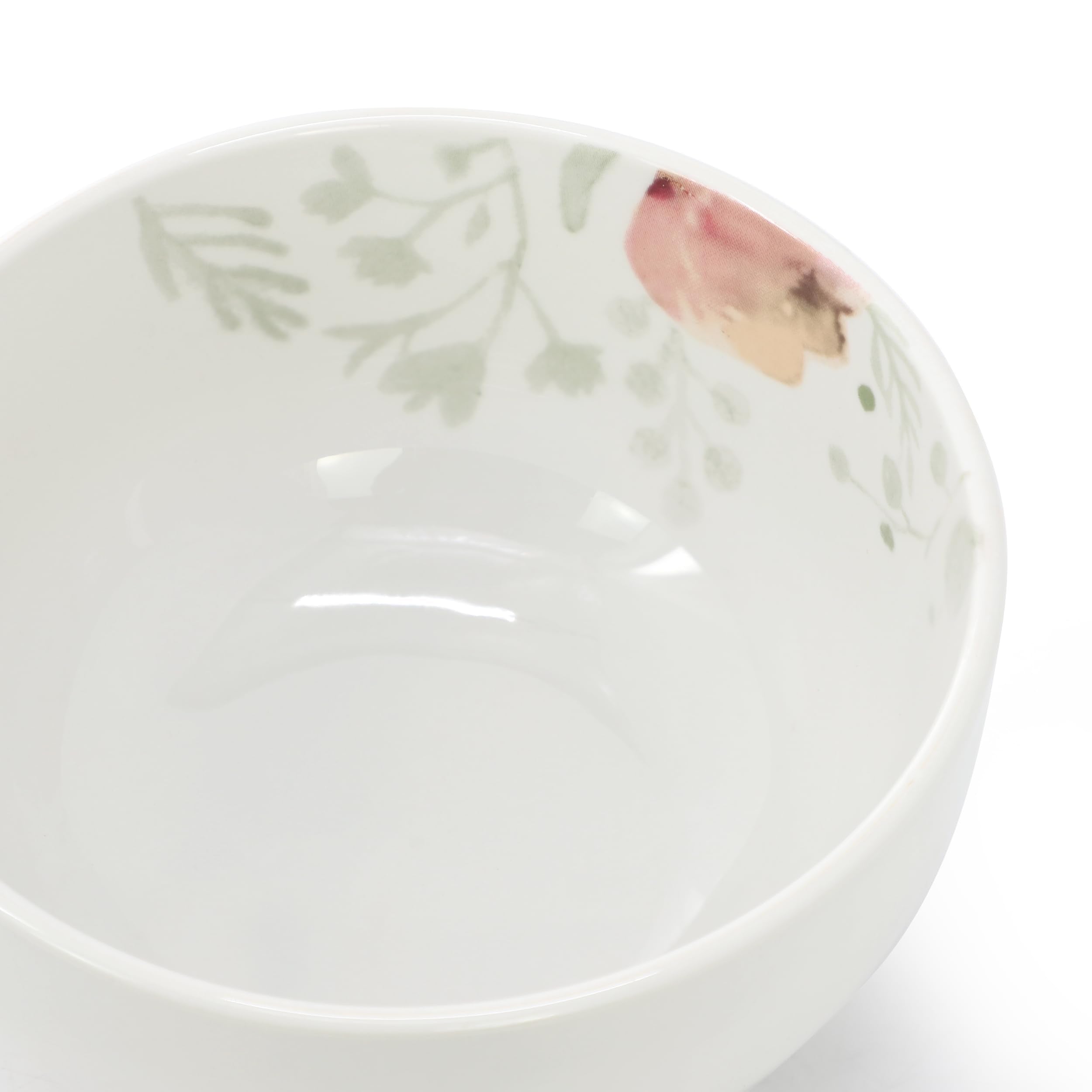 Elama Poppy 12 Piece Porcelain Dinnerware Set, Service for 4