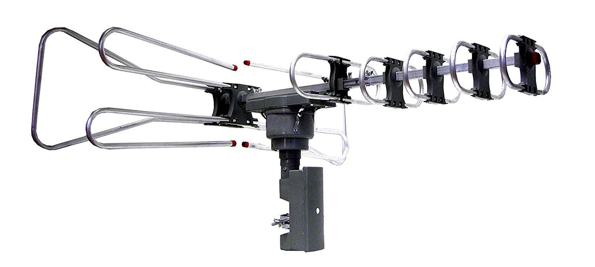 SuperSonic SC-603 outdoor amplified HDTV digital rotating antenna with wireless remote