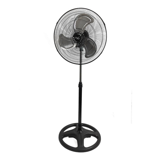 Vie Air Heavy Duty Pedestal Oscillating Metal Stand Fan