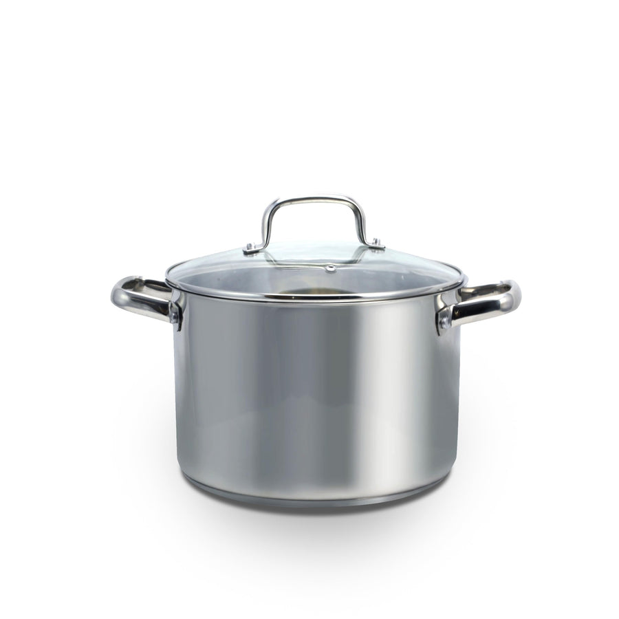 Oster Adenmore 8 quart stock pot side view