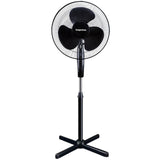 Impress 16 Inch Oscillating Stand Fan, Black