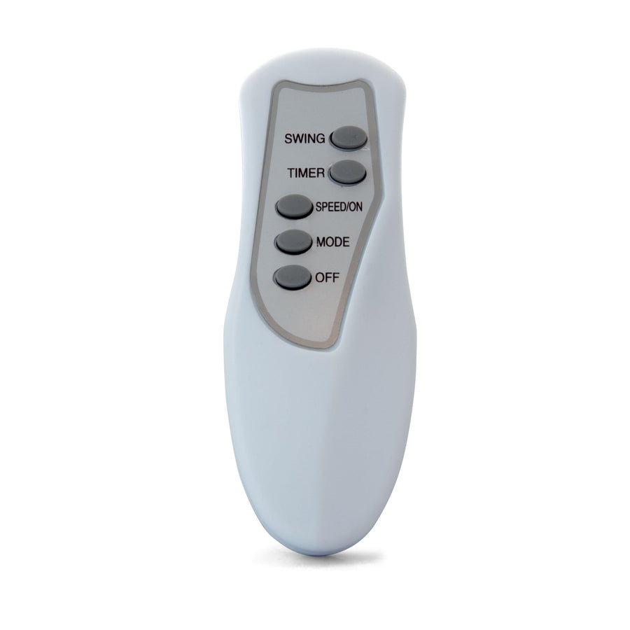 Vie Air VA-16W 16 Inch Plastic Wall Fan with Remote Control, White, 3-Speed Oscillating