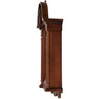 Bedford Clock Delphine 27-Inch Mahogany Chiming Pendulum Wall Clock – Roman Numerals & Golden Accents
