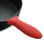 MegaChef 12-Piece Pre-Seasoned Cast Iron Cookware Set – Black & Red | Skillets, Dutch Oven & Accessories