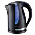 Brentwood 1.7L 1100W Cordless Electric Kettle – Black, 360-Degree Base with Concealed Stainless Element, Auto Shut-Off & Boil-Dry Protection