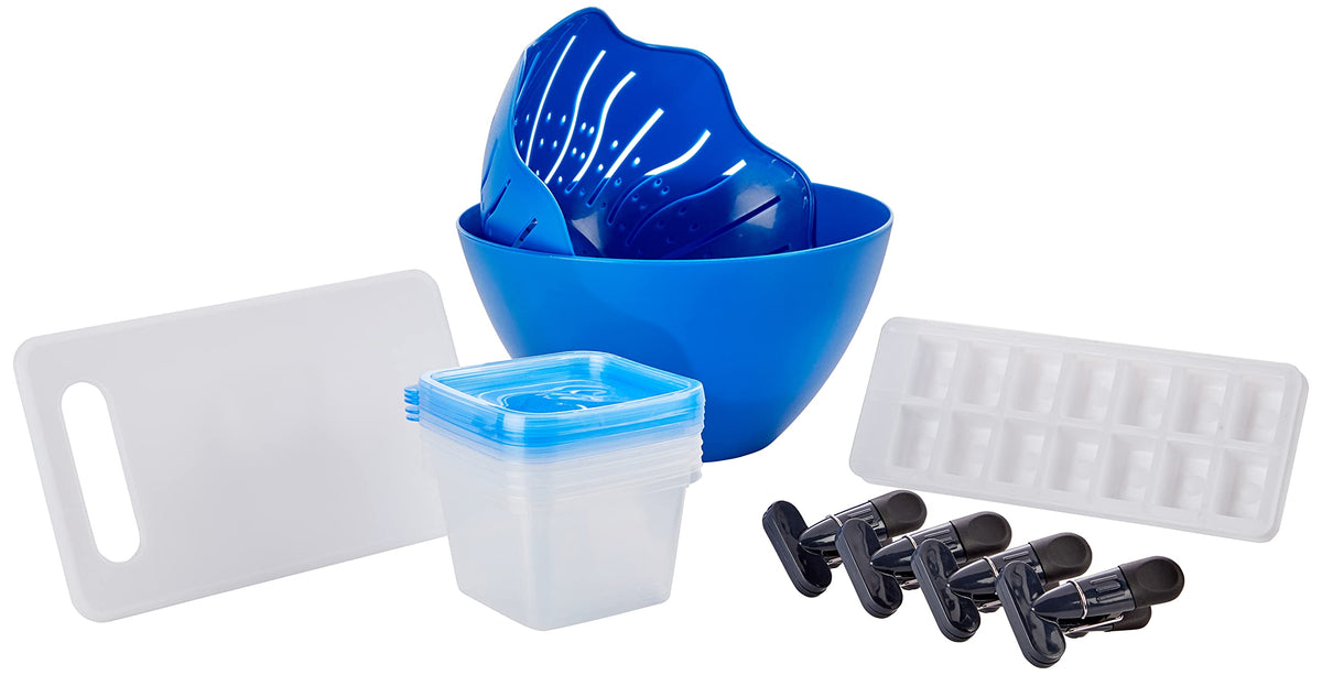 Gibson Home Back to Basics 59-Piece Nonstick Aluminum Cookware & Kitchen Combo Set, Black