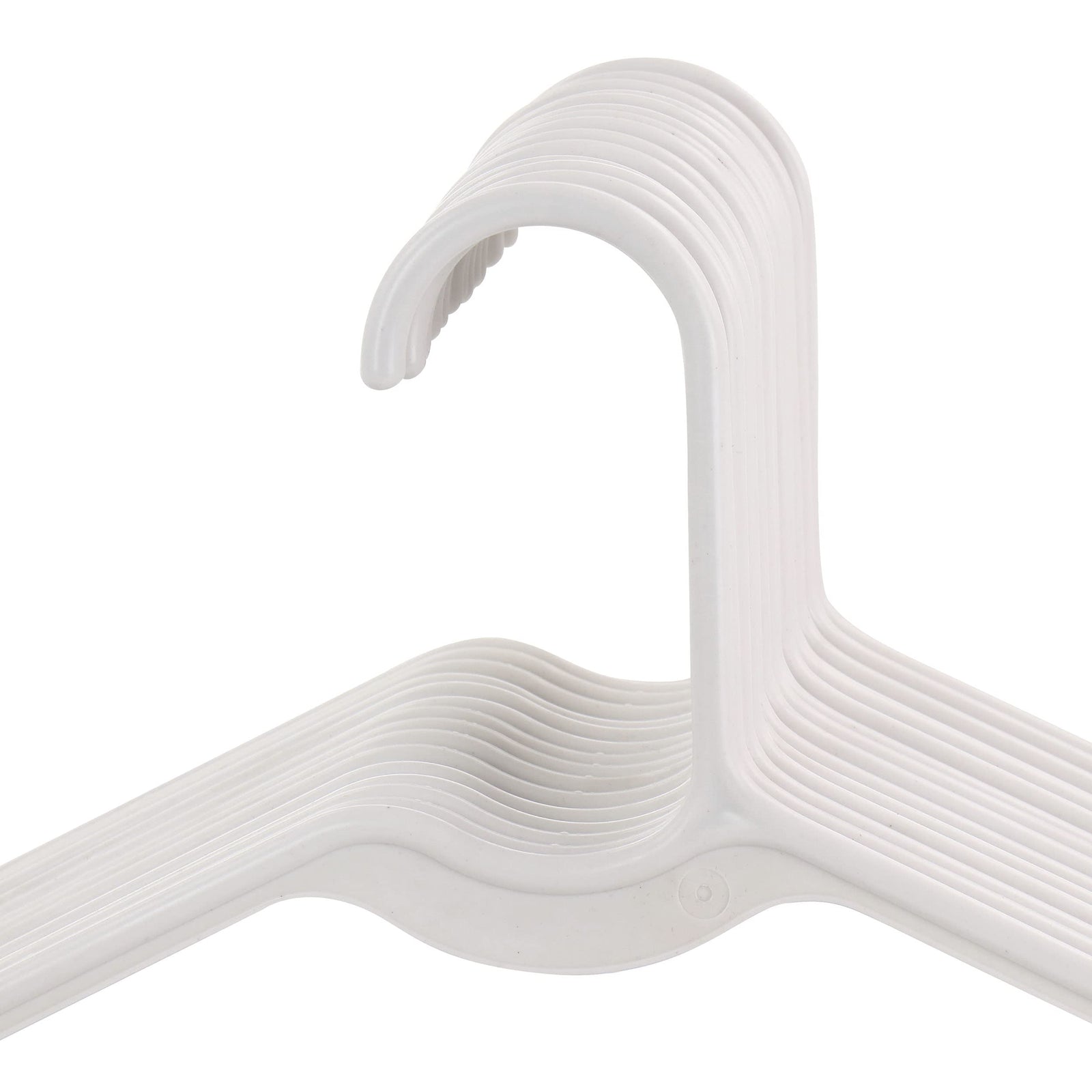 Elama Notched Plastic Clothes Hangers