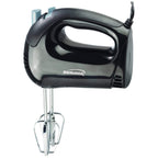 Brentwood HM-44 Lightweight 5-Speed Electric Hand Mixer in Black – Compact Kitchen Mixer with Stainless Beaters & Eject Button