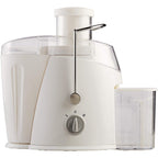 Brentwood white 2-speed centrifugal juice extractor with graduated jar