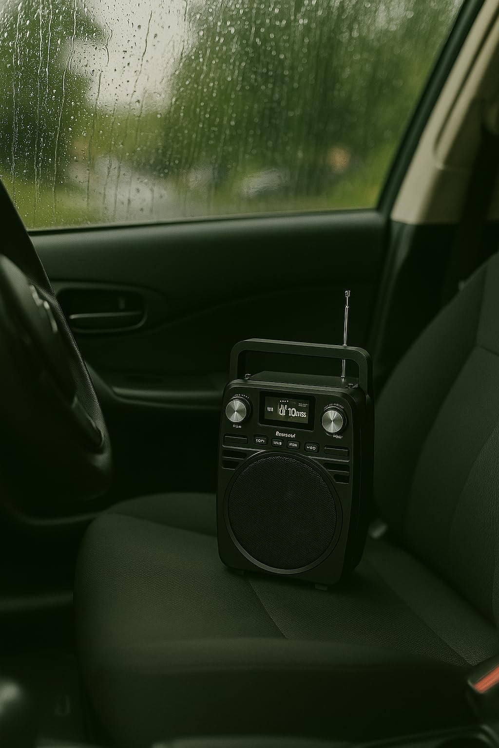 Supersonic SC-1390BT Portable 4-Band Bluetooth Radio, AM/FM/SW, Black