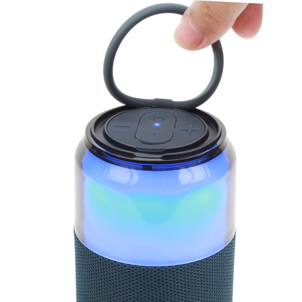 SuperSonic SodaBoom SC-2335BT Portable Bluetooth 5.4 LED Speaker with TWS Pairing - Blue