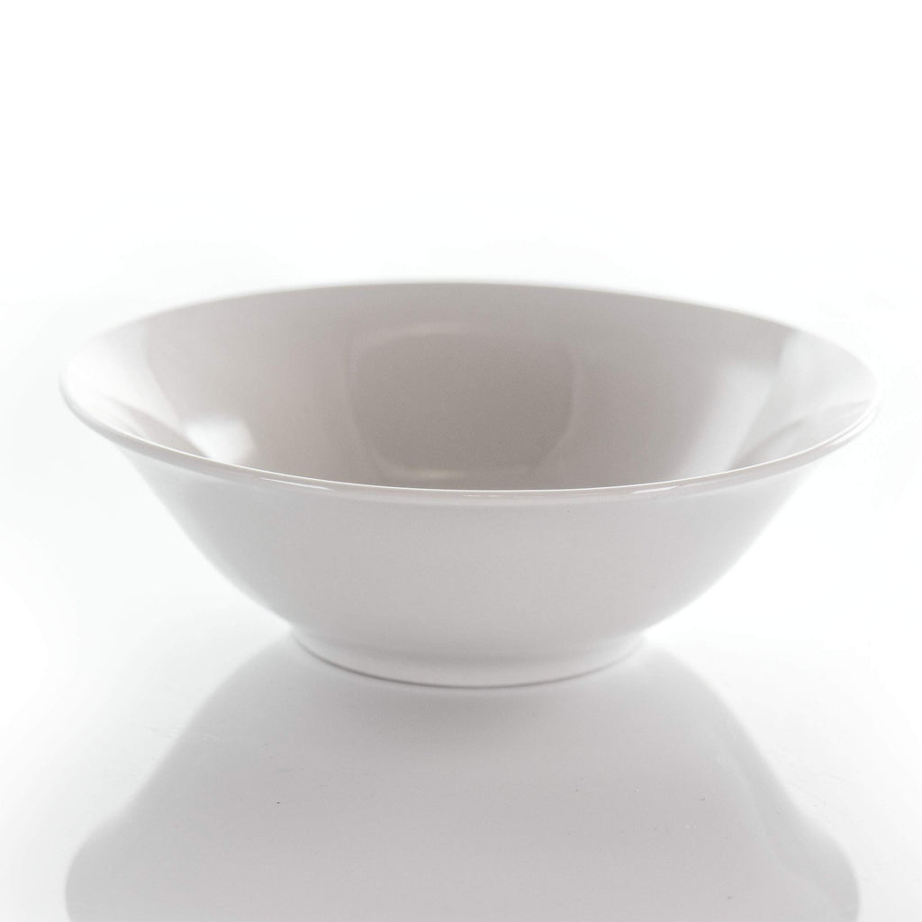 Elama Marshall 16-Piece Porcelain Dinnerware Set in White – Service for 4, Coupe Plates & Bowls, Microwave & Dishwasher Safe
