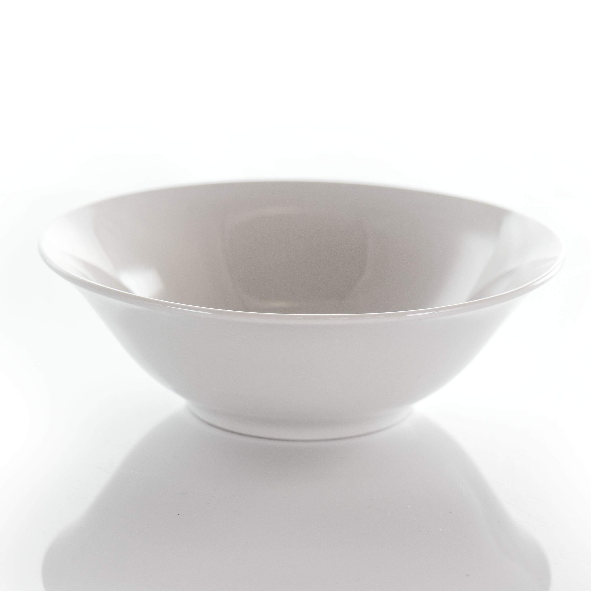 Elama Marshall 16-Piece Porcelain Dinnerware Set in White – Service for 4, Coupe Plates & Bowls, Microwave & Dishwasher Safe
