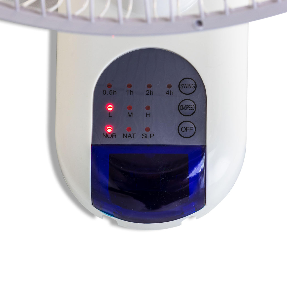 Vie Air VA-16W 16 Inch Plastic Wall Fan with Remote Control, White, 3-Speed Oscillating