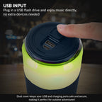 SuperSonic SodaBoom SC-2335BT Portable Bluetooth 5.4 LED Speaker with TWS Pairing - Blue