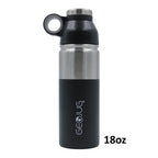 Brentwood GeoJug G-1040BL 40 oz Vacuum Insulated Stainless Steel Water Bottle, Blue