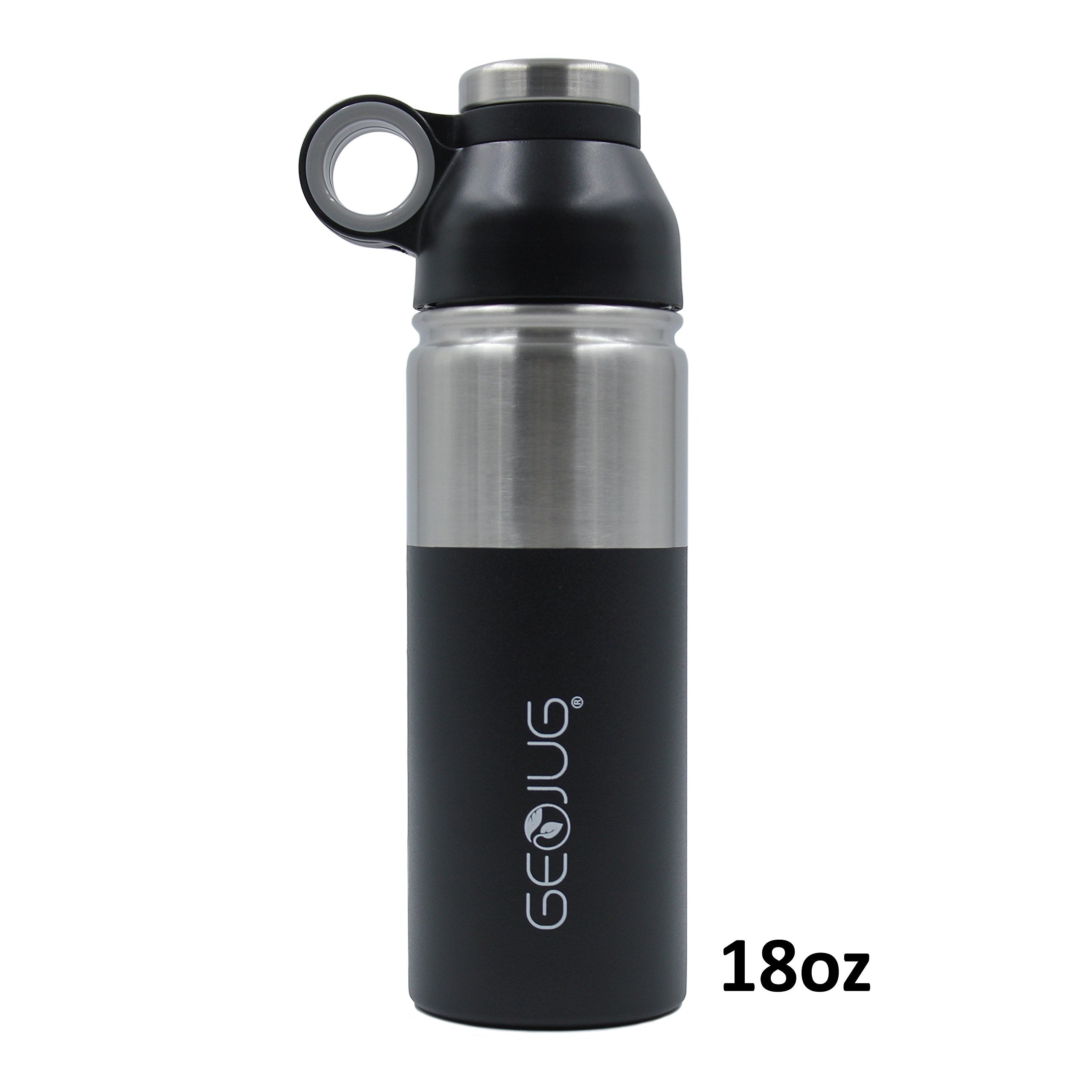 Brentwood GeoJug G-1064BL 64 oz Vacuum Insulated 18/8 Stainless Steel Water Bottle - Blue