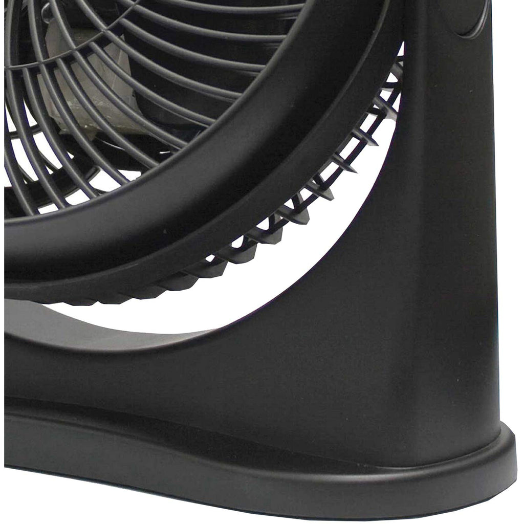 Brentwood Kool Zone F-8BKR 8 Inch 3-Speed High Velocity Air Circulator Fan - Black
