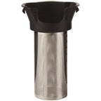 Brentwood KT-1960 1.8L Cordless Glass Electric Kettle with Tea Infuser - Silver, 1100W, Blue LED