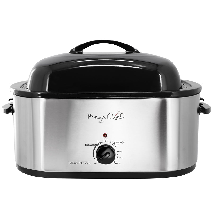 MegaChef 22 Quart Electric Roaster Oven with High-Dome Self-Basting Lid