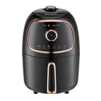 Brentwood AF-202BK 2-quart black electric air fryer with timer and temperature dial