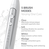 SuperSonic sonic toothbrush 5 brushing modes