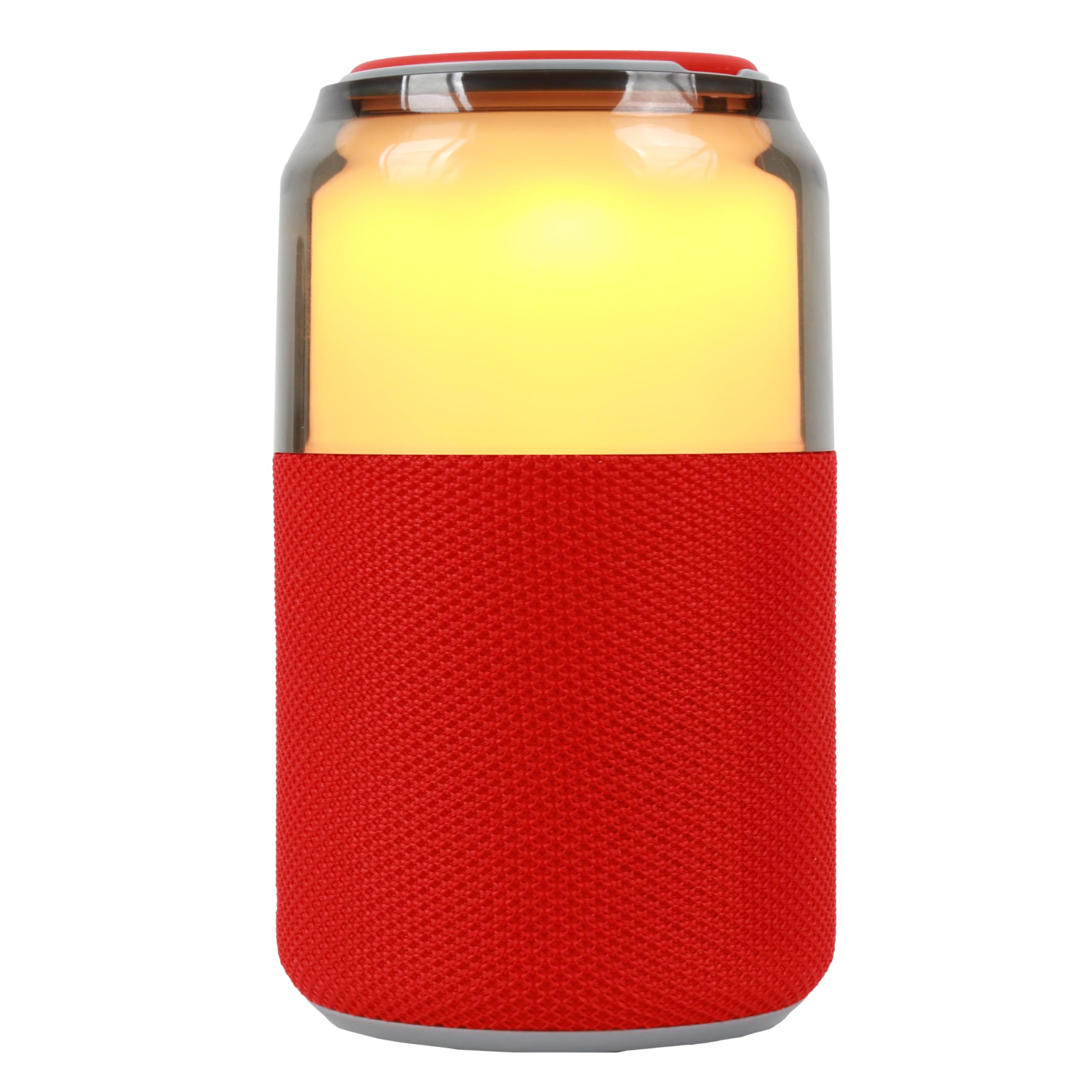 Supersonic SodaBoom SC-2335BT Multi-Color Glowing Bluetooth Speaker, Red LED