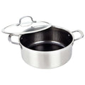 Brentwood B-DUH26L 6-quart 3-ply stainless steel hybrid nonstick Dutch oven