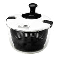 Brentwood KA-5030BK black 5-quart salad spinner with serving bowl
