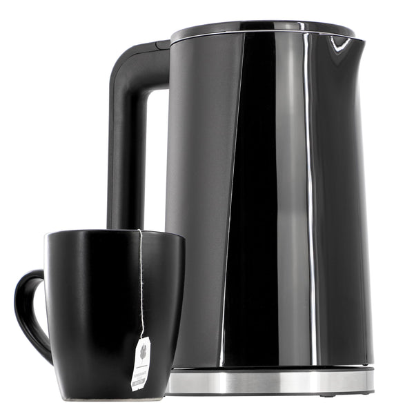 MegaChef 1.7-Quart Double-Wall Stainless Steel Electric Kettle
