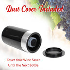 Brentwood WA-2000BK Automatic Vacuum Wine Preserver and Bottle Stopper, Black