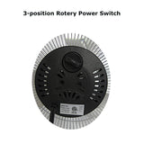 Optimus F-4092 9-Inch Industrial Grade High Velocity Fan, 2 Speeds, All Metal, Wall Mountable