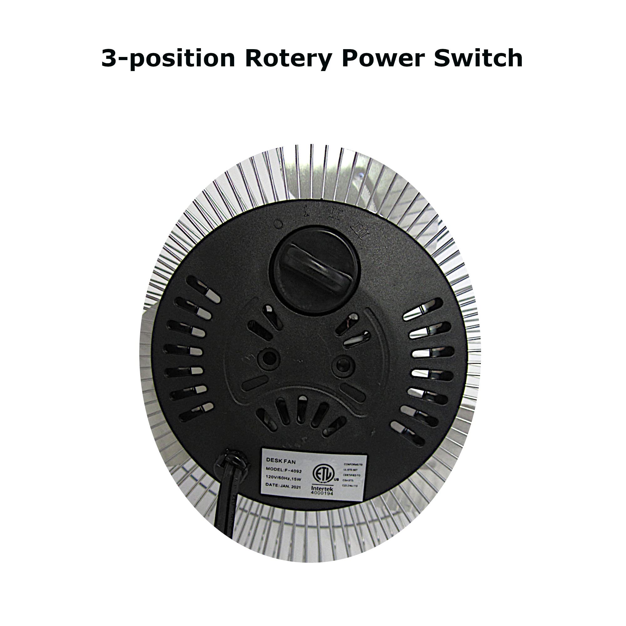 Optimus F-4092 9-Inch Industrial Grade High Velocity Fan, 2 Speeds, All Metal, Wall Mountable