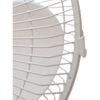 Brentwood Kool Zone F-9DW 9-Inch 2-Speed Oscillating Desk Fan - White, 40W with Adjustable Tilt Head and Carry Handle