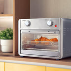 Brentwood 1700-Watt 24-Quart Convection Air Fryer Toaster Oven, Silver