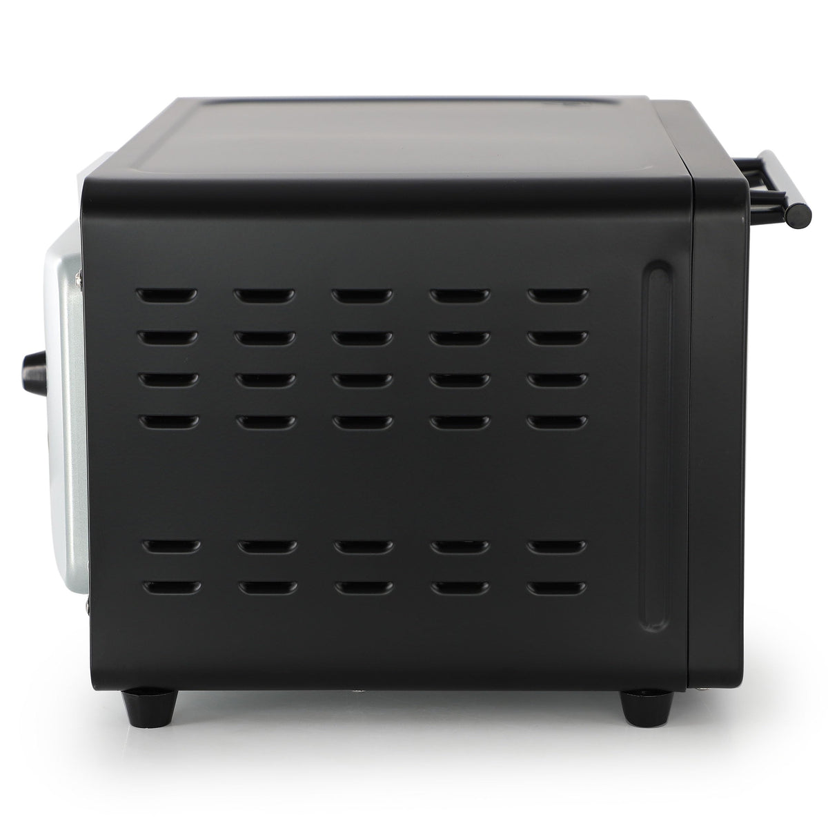 2-Slice Toaster Oven, 9.5 Qt, 800W with Bake, Broil, Toast and 30-Minute Timer, Matte Black, by MegaChef