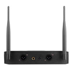 SuperSonic SC-910VHF Dual Fixed-Channel VHF Wireless Microphone System - 2 Handheld Mics, 100ft Range, XLR and 1/4in Outputs, Aluminum Case