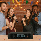 SuperSonic SC-909 2.4G 4-Channel Wireless Microphone System - Four Handheld Mics, 160ft Range, Balanced & Mix Outputs