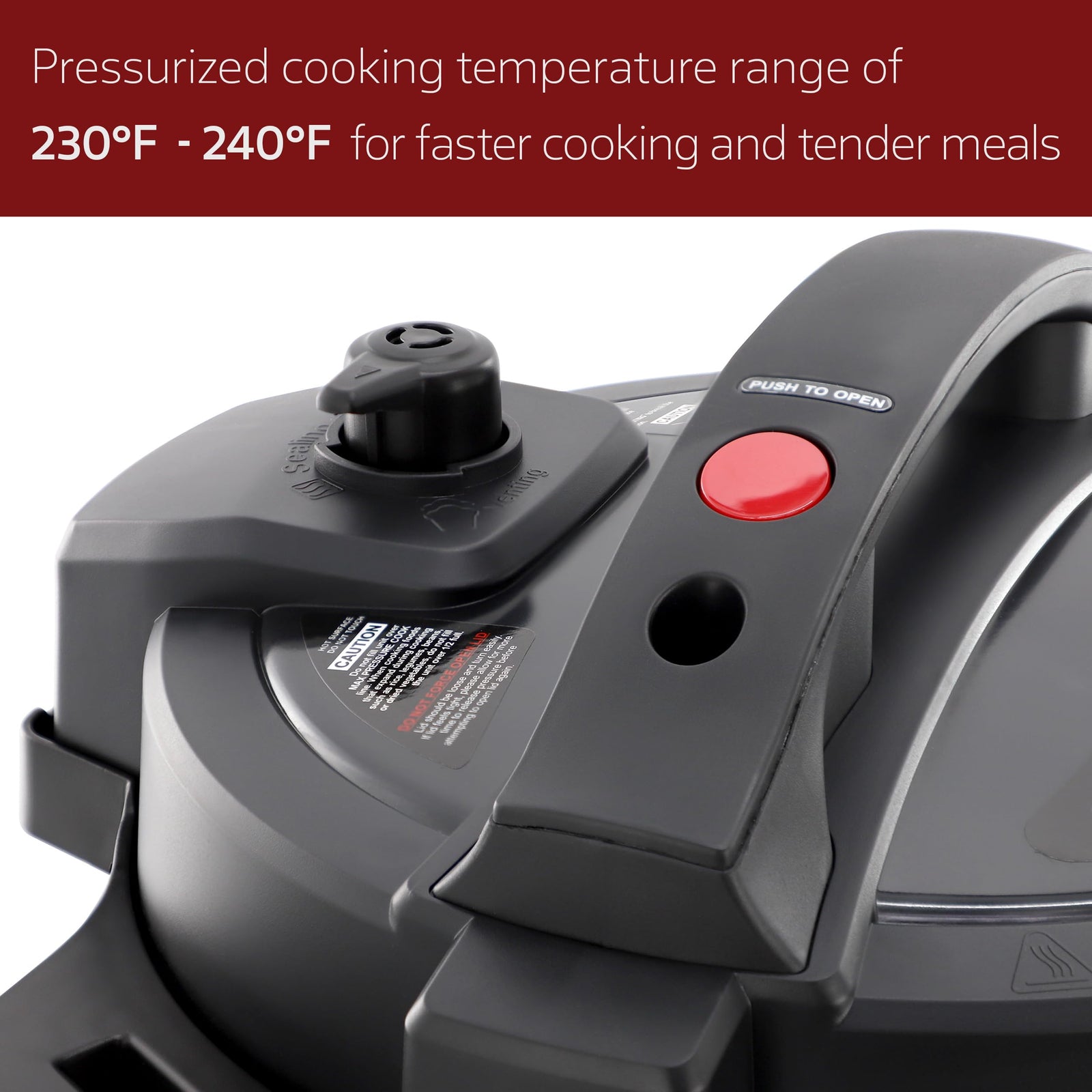 MegaChef 6-Quart 11-in-1 Electric Pressure Cooker & Multi-Cooker with Stainless Steel Crock