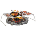 Brentwood BB-17X25SS stainless steel folding campfire grill grate