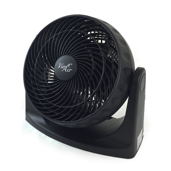 Vie Air VA-8TBF 8 Inch High-Velocity Turbo Desk & Floor Fan, 3-Speed, Tilting Head