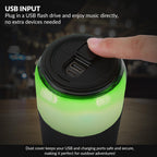 SuperSonic SodaBoom SC-2335BT Bluetooth 5.4 LED Speaker - Black, 10W, TWS