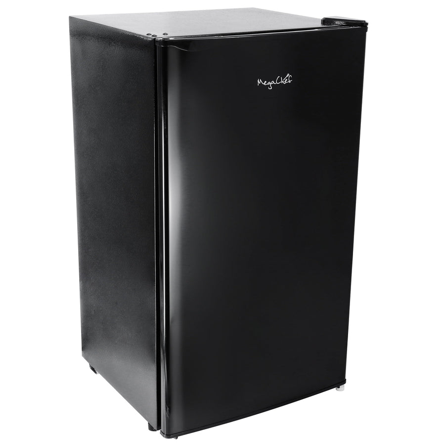 MegaChef 3.2 Cubic Foot Compact Mini Refrigerator with Freezer in Black