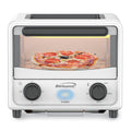 Brentwood white 3-liter mini toaster oven with stainless steel heating element