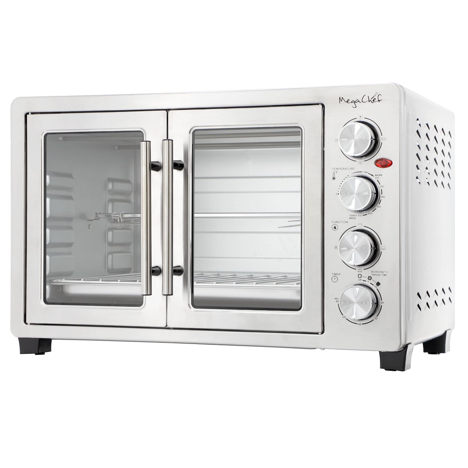 MegaChef 47-Quart French Door Rotisserie Convection Countertop Oven